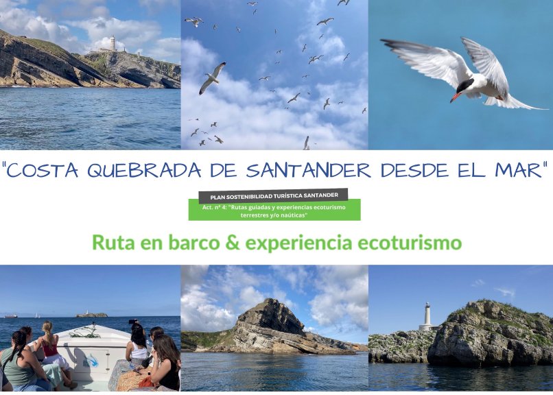 Costa Quebrada renueva el acuerdo de colaboración para divulgar conservación y geología con la empresa Bahía de Santander este verano
