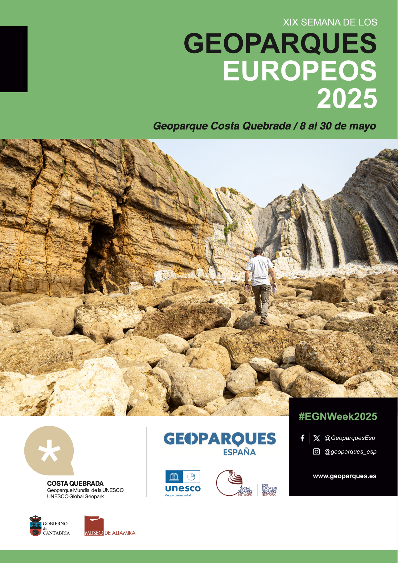 El Geoparque Mundial de la UNESCO Costa Quebrada celebra la Semana de los Geoparques Europeos con una intensa programación cultural, científica y participativa