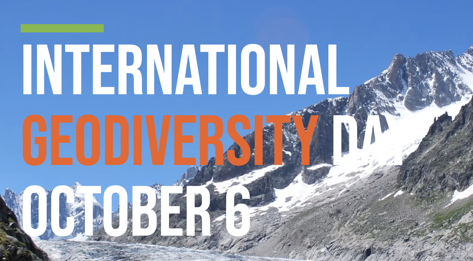6 de octubre: Día Internacional de la Geodiversidad