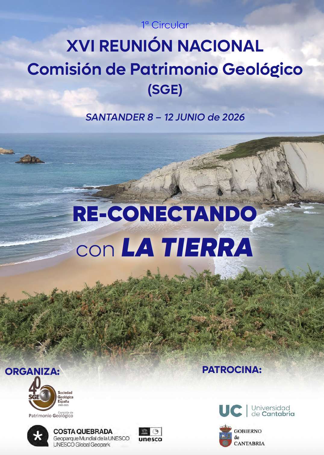 La Comisión de Patrimonio Geológico de la SGE elige el Geoparque Costa Quebrada para su XVI Reunión Nacional en 2026